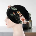thumbnail image 2 of Women Turban, Non-Slip Elastic Flowers Vintage Headscarf Hat for Four Seasons 1Pc, 2 of 8