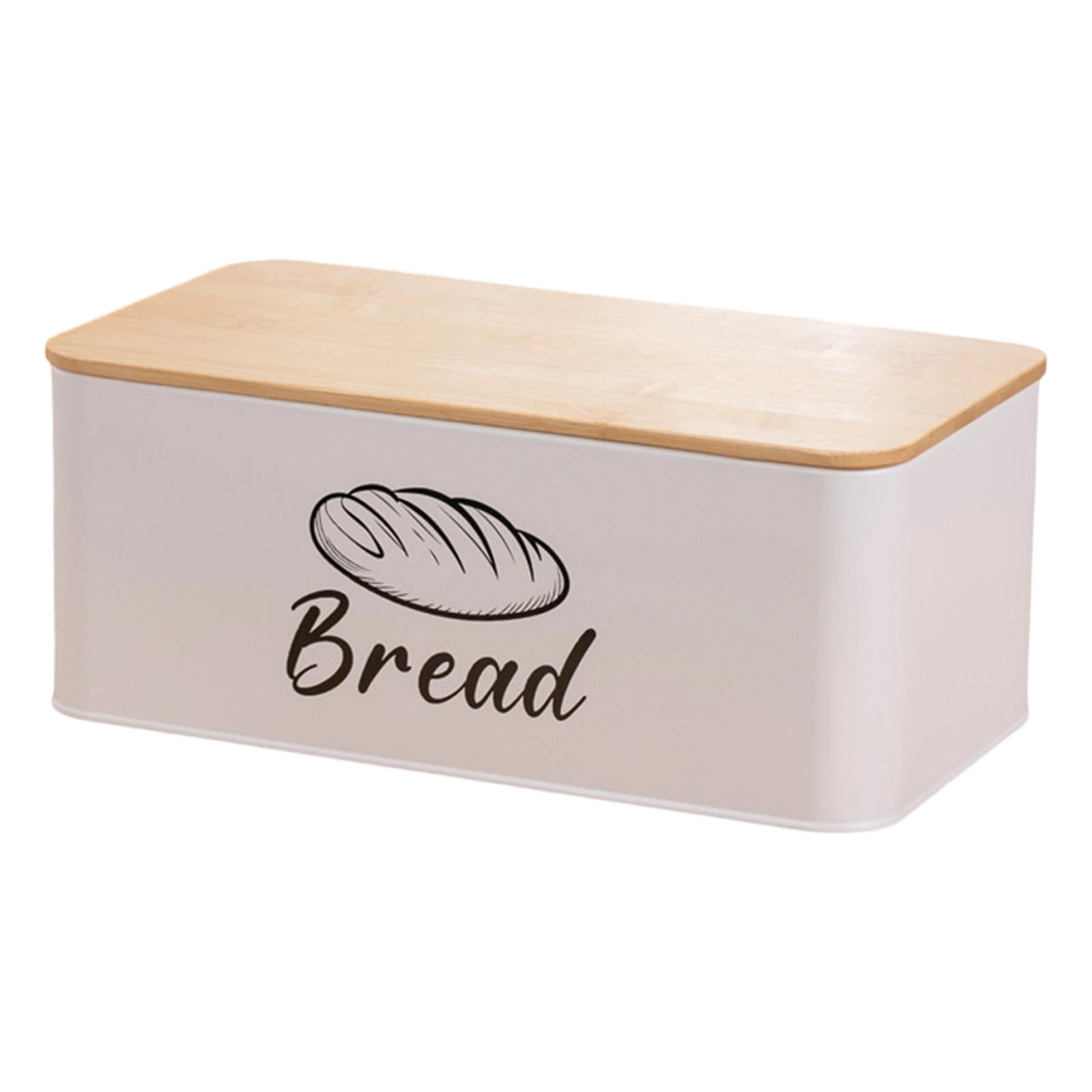 con tapa de bambú, contenedor para almacenar pan, ideal para panaderías ...