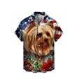 thumbnail image 4 of Camisas casuales de verano para la playa para hombre, camiseta con botones de manga corta con estampado 3D de animales, para hombre, Hemd Sommer Herren, 4 of 5
