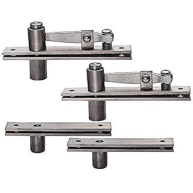 Bisagra pivotante para puerta Bisagras ocultas resistentes para librería Bisagras para puerta secreta Eje de 360 grados (2 unidades)
