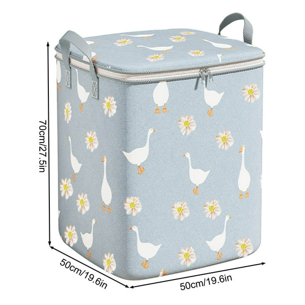Bolsa de almacenamiento impermeable de gran capacidad con correa para el hombro - Organizador de viaje de tela transpirable para ropa, mantas y almohadas, bolsa de equipaje de mano plegable