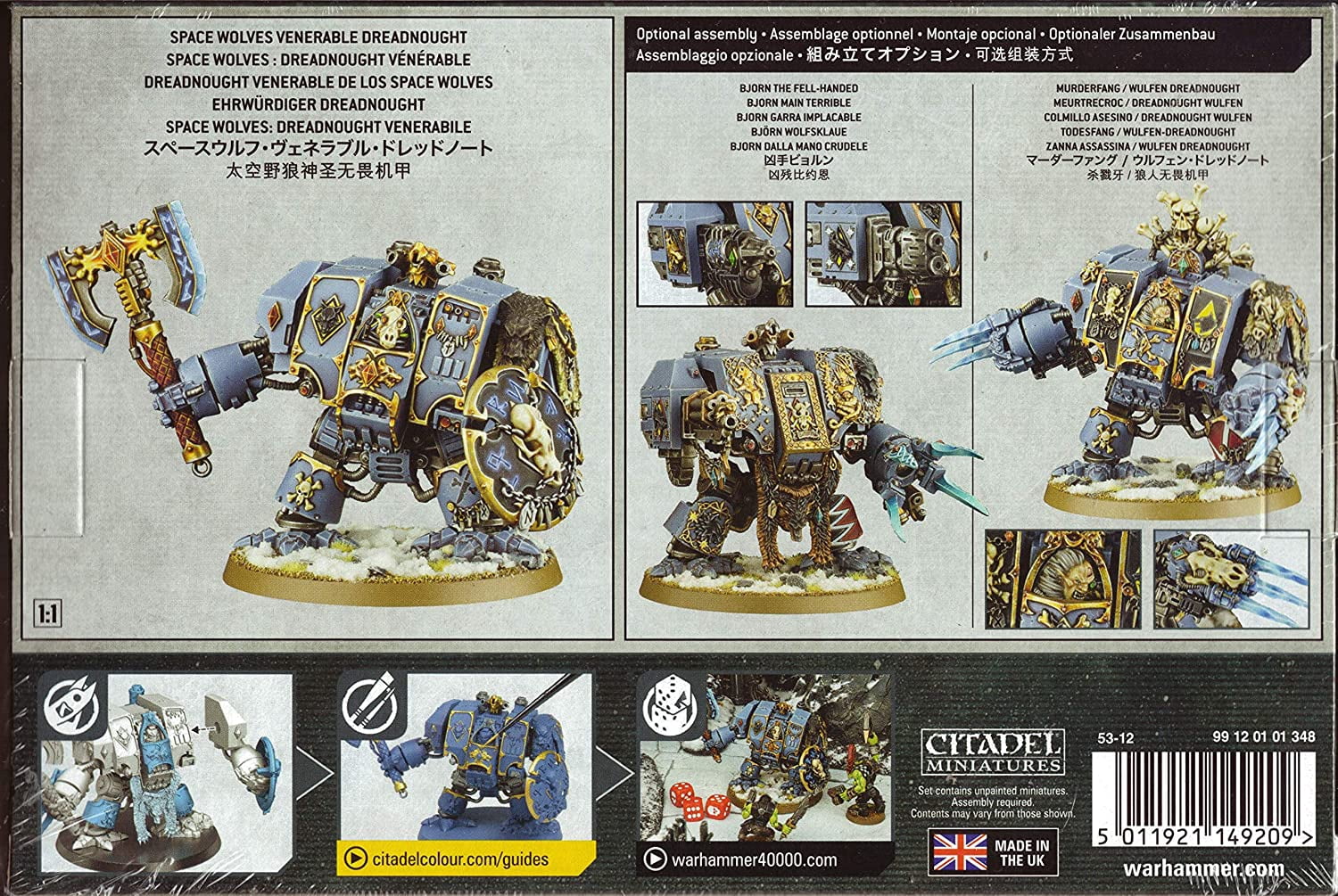 Games Workshop - Warhammer 40K - Space Wolves - Venerable Dreadnought