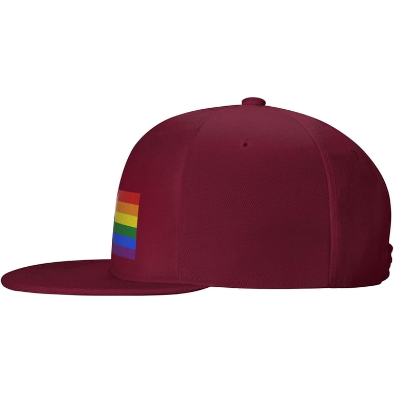 Rainbow Pride Baseball Cap Adjustable Snapback Hat Unisex Outdoor Noasqll LGBT Pride Rainbow Gay Two Fingers Peace Curved Brim  main image 4