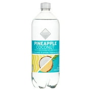 Clear American Pineapple Coconut Sparkling Water, 33.8 fl oz, Bottle