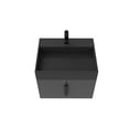 thumbnail image 3 of Amazon 24" Black Wood Floating Vanity with Black Top and Black Trim, 3 of 10