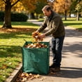 thumbnail image 5 of Heavy Duty Home and Yard Bags 190 Gallon Reusable Self-Standing Lawn and Leaf Bags Garbage Can with Reinforced Handles, Green, 5 of 6