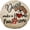 Dogs Make a Home, variant on Garden Décor - Dog Crossing Stepping Stone - Decorative Stone for Garden