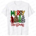 thumbnail image 1 of Camiseta de Feliz Navidad para mujer, camisetas de Hip Hop, ropa femenina con gráfico de dibujos animados, camisetas de manga corta Y2k a la moda, ropa estética, 1 of 5