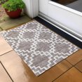 thumbnail image 6 of Addison Rugs Chantille Indoor/Outdoor Transitional Diamonds Taupe Washable Rectangle Rug, 1'8" x 2'6", 6 of 6