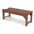 thumbnail image 1 of POLYWOOD&reg; Traditional Recycled Plastic Backless Garden Bench, 1 of 7