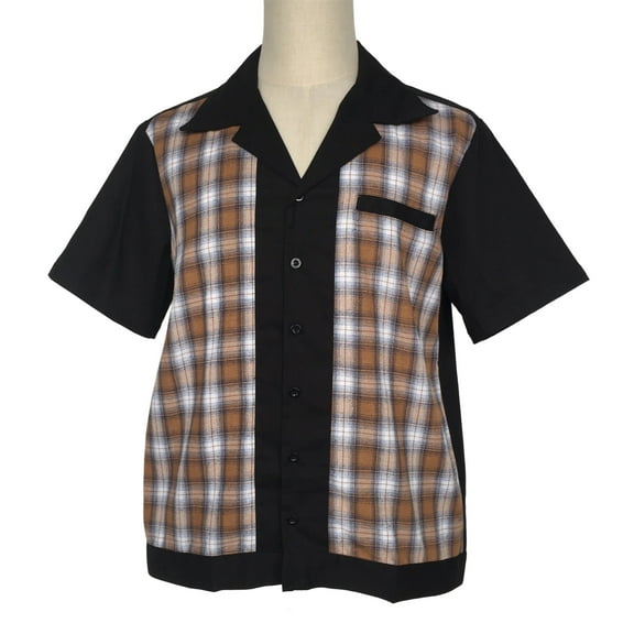 Vintage Style Workshirts Checked Men Shirts