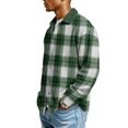 thumbnail image 4 of Men's Casual Button-Down Long-Sleeve Shirt Fashionable Casual Men's Clothing, 4 of 6