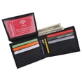 thumbnail image 2 of RFID Blocking Men's Leather ID Window Flap-Up Bifold Wallet, 2 of 25
