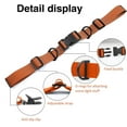 thumbnail image 3 of 2 Pcs Adjustable Backpack Sternum Straps Chest Belt Hardness Strap with Anti-slip Fixed Clips for Camping Hiking (Orange), 3 of 14
