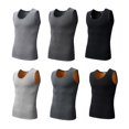 thumbnail image 4 of Qarigey Chaleco cálido de terciopelo ropa interior de fondo de invierno ajustada sin mangas medias térmicas chaleco ropa deportiva de gran tamaño Camisetas tipo 4 Qarigey AP013566-04, 4 of 6