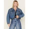 thumbnail image 2 of Wrangler Women's Medium Wash Cowboy Cropped Denim Jacket - 112334615 XX-  US, 2 of 4