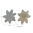 thumbnail image 2 of Maison Concepts Artificial Flower Glitter Poinsettia Clip - Set of 12 - 5.51 L x 7.09 W, 2 of 3