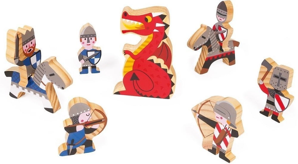 Wooden dragon on sale castle set