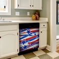 thumbnail image 3 of Patriotic Stars and Stripes Pattern-2 Dishwasher Magnet Cover Decorative Sticker for Home Cabinet Kitchen 23" x26", 3 of 5