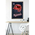 thumbnail image 6 of MLB Washington Nationals - Neon Helmet 23 Wall Poster, 22.375" x 34" Framed, 6 of 6