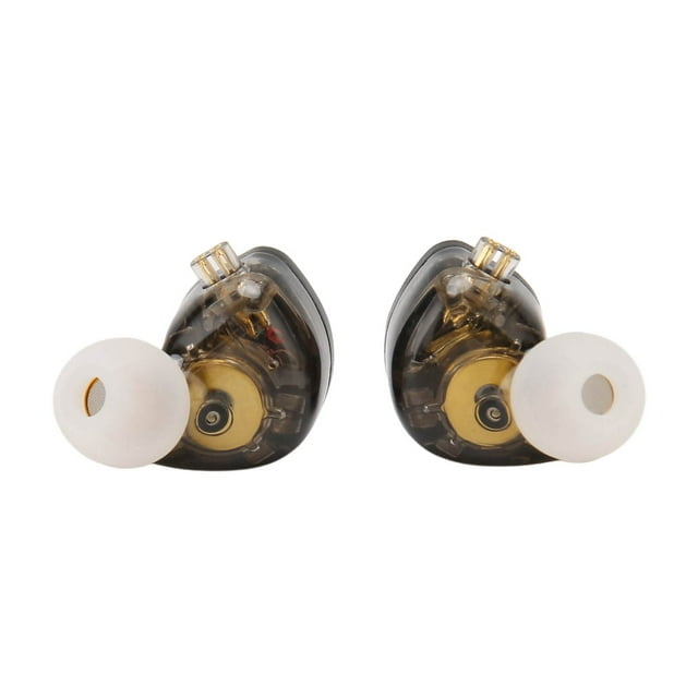 Auriculares de monitor de cable, cómodos auriculares ZS10 pro x monitor auriculares con plateado desmontable 0.75 mm de 2pin cable hifi para oficina