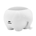 thumbnail image 3 of Linda mascota elefante en forma de altavoz inalámbrico portátil Bluetooth 5.0 estéreo de 400 mAh con micrófono (blanco), 3 of 8