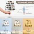 thumbnail image 3 of Ryvnso LED Bedside Table Lamp Cartoon Cat Face Bedroom Desk Lamps Nightstand Lampshade M, 3 of 7
