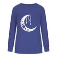 thumbnail image 5 of Patlollav Pntutb Womens Sweatshirt,Ladies Print Loose Long Sleeve Tops, 5 of 7