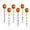 C, variant on Halloween Decor Outside Solar Lights Outdoor 6 Pack Pumpkin Stake Lights Waterproof Yard Pathway Markers for Holiday Walkway Landscape Lawn Decoration Style E