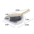 thumbnail image 3 of Taomzat Clearance Dustpan and Brush Set, Duster Dusting Brush, Hand Besom and Dustpan Widely Application for Bed Sheet, Desk Dirt, Clothes, Blanket, Cabinet, Yellow, 3 of 6