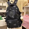 thumbnail image 4 of Casual Daily School Travel Bag Lightweight 15.6 Inch School Backpack with Multi-Pocket Large Capacity for Women Casual (Black), 4 of 8