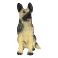 thumbnail image 4 of Lifelike Realistic Sitting Canine German Shepherd Police Dog Miniature Figurine, 4 of 8