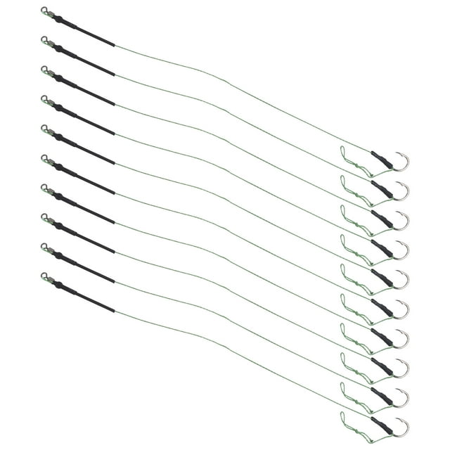 5 Set Carp Fishing Tackles Set, Fishing Hair Rigs Line Metal Hooks Bait Wire Hook Rigs Fishing Accessory
