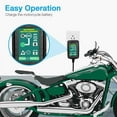 Automatic Battery Charger Maintainer Motorcycle Trickle Float For