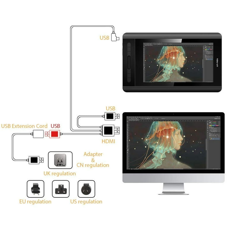 XP-PEN Artist12 11.6'' FHD Drawing Tablet, PN06 Batte Free XP-PEN Artist12 11.6'' FHD Drawing Tablet, PN06 Batte Free