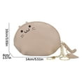 thumbnail image 2 of Kawaii cat wallet, novelty kawaii purse mini makeup bag things cute wallet small coin purse accessories, uwu soocute period bags for teen girls small pouches with zipper, 2 of 8