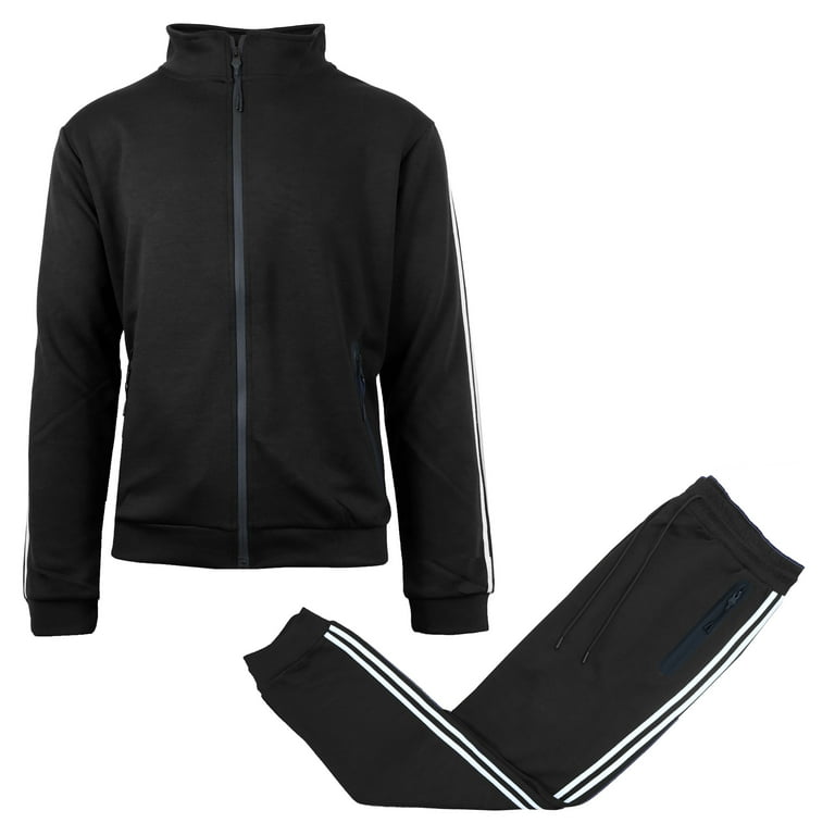 Men's Tech Fleece Full-Zip Tracksuit Set – 2-Piece Jogger Outfit
