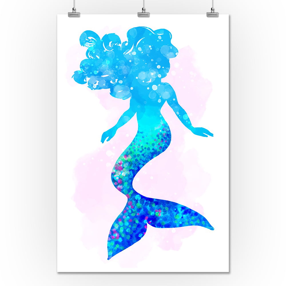 Salty But Sweet Chincoteague Island Mermaid Tale Virginia 24x36 Giclee Gallery Print, Wall Decor Travel Poster 