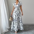 thumbnail image 2 of Fashion A-Line Dress for Women CIENVNSTG Flowy Summer Dress Perfect for Casual Outings or Parties, 2 of 4