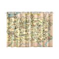 thumbnail image 2 of RYLABLUE Vintage 1935 Pennsylvania State Map Window Treatment Panel Curtains Window Curtain Kitchen Curtain,Two Piece 26x39 Inces, 2 of 4