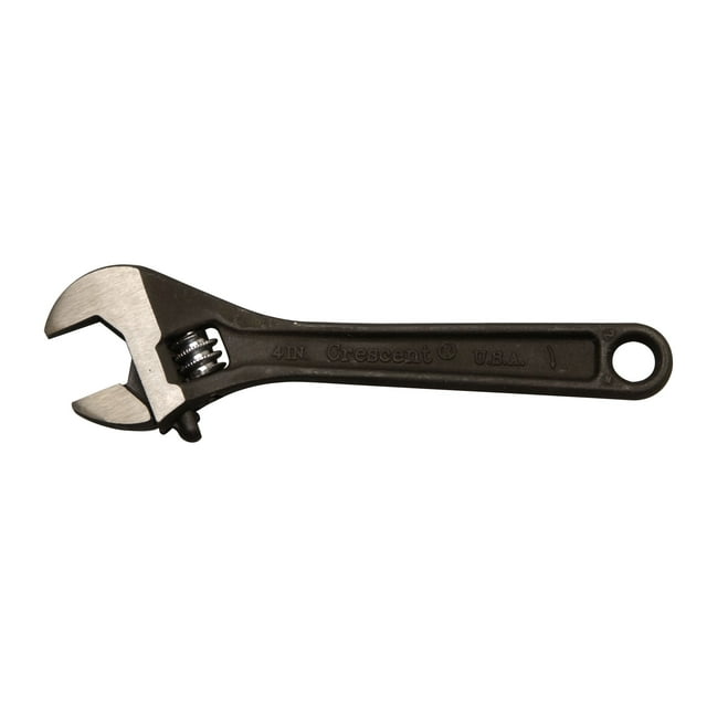 Llave ajustable Crescent AT14V de 4" con acabado en óxido negro