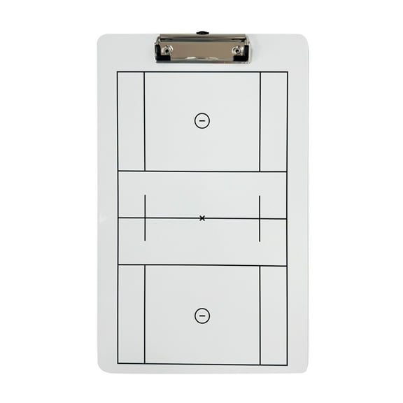 Hyasfey Coaches Clipboard Dry Erase Coaching Whiteboard Double-Sided Lineup White Board for Hockey Baseball Pickleball Lacrosse