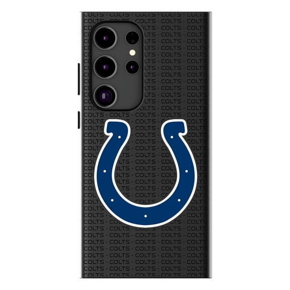Keyscaper Indianapolis Colts Text Backdrop Galaxy Magnetic Bump Case