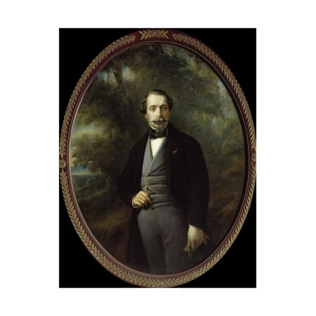 Franz Xaver Winterhalter Portrait - Portrait of Napoleon III by Franz Xaver Winterhalter Print Wall Art