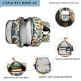 thumbnail image 3 of FORMRS Unisex School Backpack 17" Student Travel Bag with Laptop Compartment, Vibrant Floral, 3 of 7