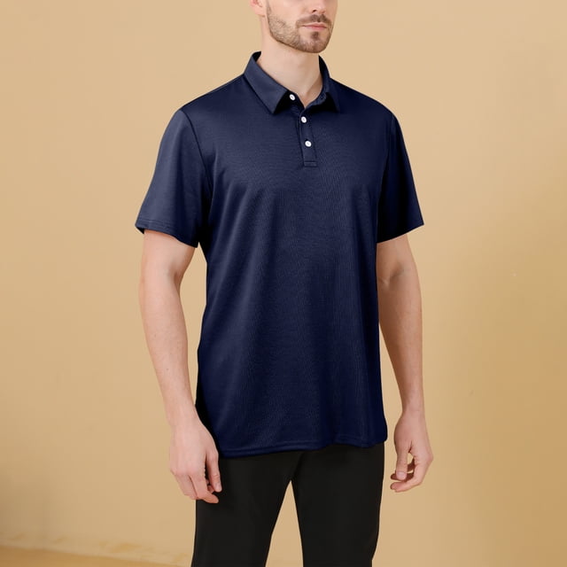 pstuiky Camisas de vestir de manga corta para hombre, Blusa/camisa informal de verano para hombre, de color liso, de manga corta y cuello doblado camisetas de hombre xxl