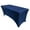 Navy Blue, variant on Your Chair Covers - Velvet Spandex 8 Ft Rectangular Table Cover Blush