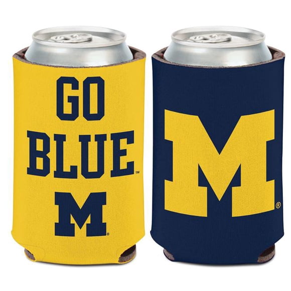 Wincraft 3208535475 NCAA Michigan Wolverines Can Cooler Slogan Design