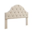 thumbnail image 2 of Scalloped Tufted Biscuit Headboard in Biscuit Beige, 2 of 9