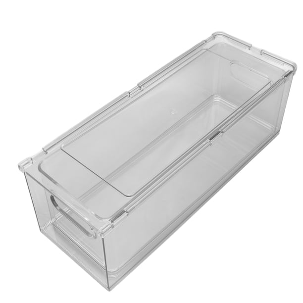 Cajón de Almacenamiento Apilable, organizador de Cajones de PlásStico Transparente, Organizador de Almacenamiento apilable, Contenedores de Almacenamiento para Organizador